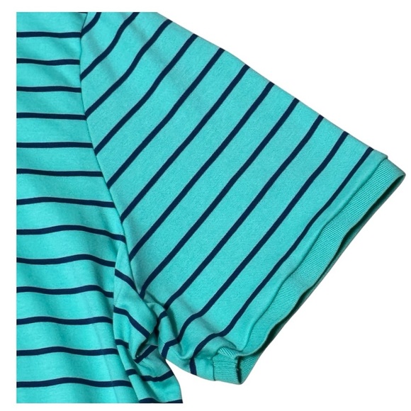 POLO RALPH LAUREN - Men’s Classic Fit Soft Cotton Striped Polo, Sea Green - XXL - Picture 10 of 11